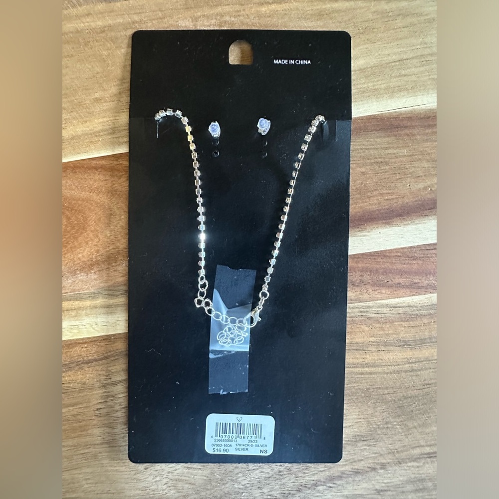 NWT Windsor Rhinestone jewelry set 🆕 prom homecoming special occasion - Picture 2 of 2